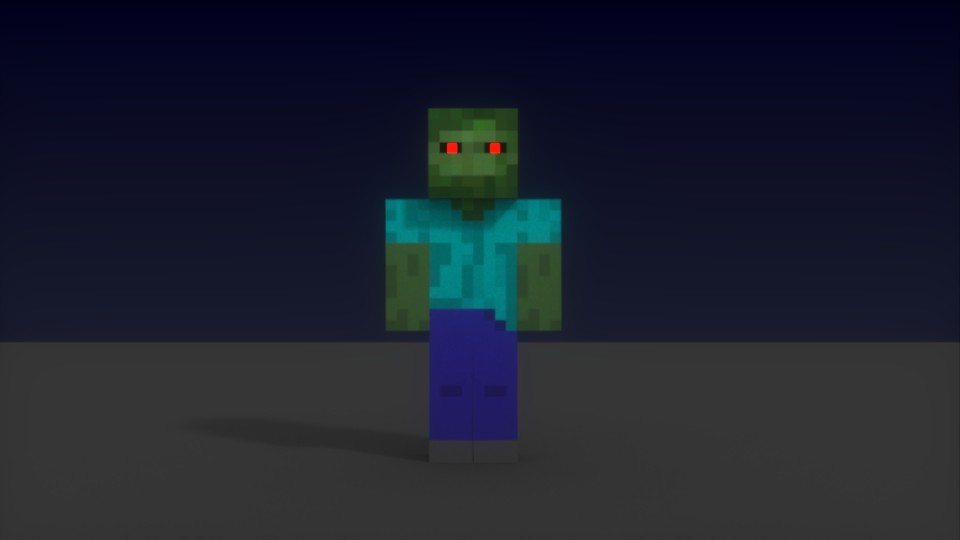 Minecraft Zombie rig preview image 1